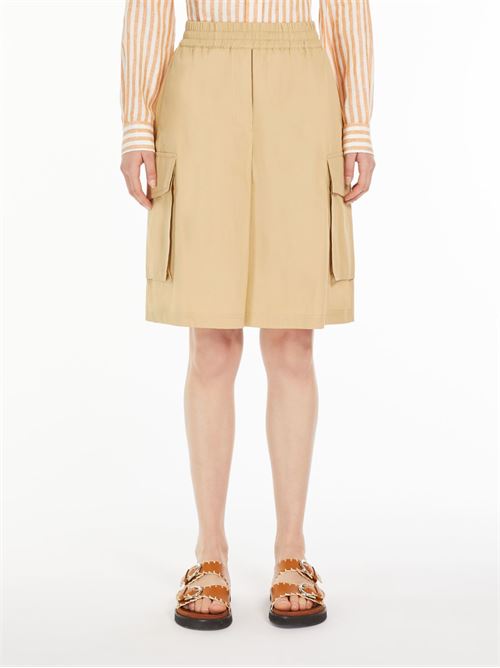 Cotton poplin Bermuda shorts MAXMARA WEEKEND | 2415141042600012